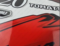 Tohatsu 120HP Two Stroke Outboard Decal Kit Tohatsu 120HP Two Stroke Outboard Decal Kit